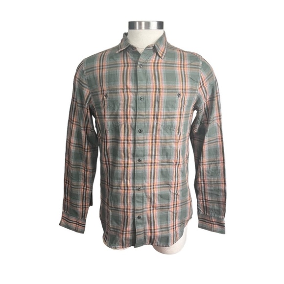Prana Dolberg Flannel Shirt Tall Men Multicolor Plaid Check Long Sleeve Sz S NWT - Picture 4 of 16